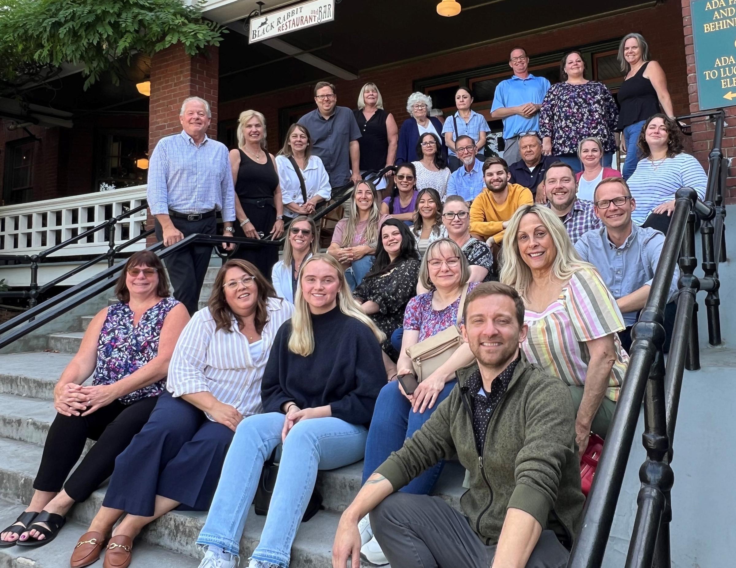 Group photo of the Willis Marketing team.